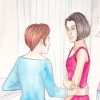two women
